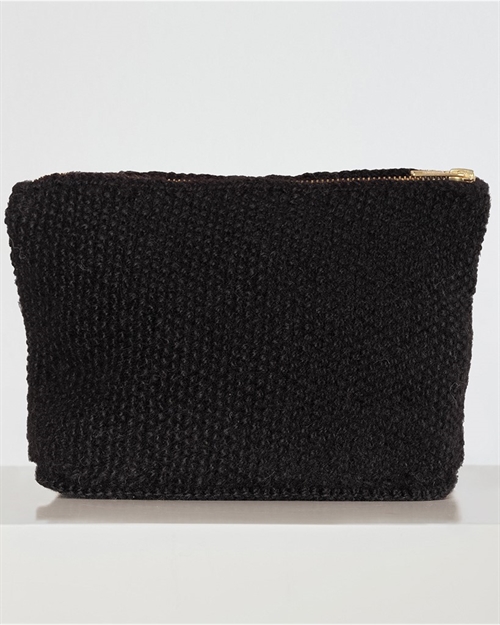 GAI + LISVA STINE ALPACA PURSE BLACK
